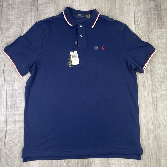 NEW Polo Ralph Lauren Shirt Men's XL Classic Fit Royal Blue Pony Preppy Polo T - Picture 1 of 11